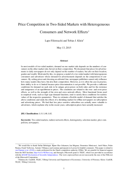 Price Competition in Two-Sided Markets with Heterogeneous