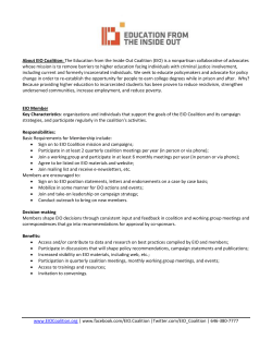 and Read Coalition Member/Supporter Benefits