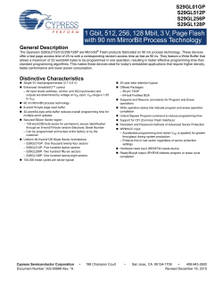 S29GL01GP, S29GL512P, S29GL256P