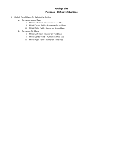 Fly Ball Left Field ~ Runner On Third