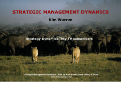 The Dynamics of Strategy Core Concepts