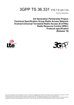 3GPP TS 36.331