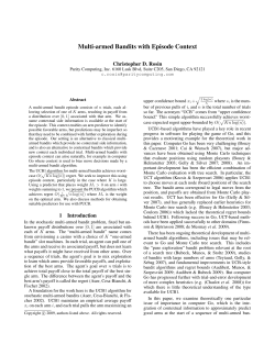 Multi-armed Bandits with Episode Context