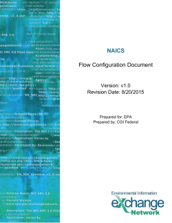 Flow Configuration Document