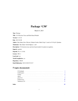 Package `C50`