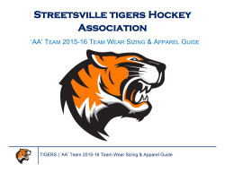 Team sizing day is April 25, 2015