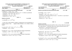 SET NO-I 1. A) Solve B) Find the O.T`s of given family of curves is