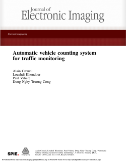 Automatic vehicle counting system for traffic monitoring