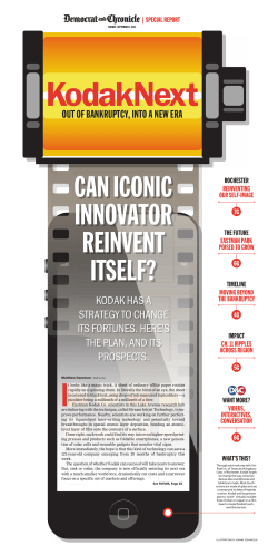 kodak has a strategy to change its fortunes. here`s the plan, and its