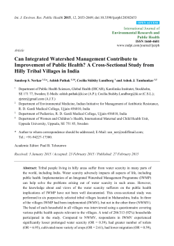 Can Integrated Watershed Management Contribute to