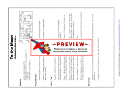 Multiplication Board Game: To the Moon