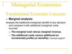 Exec Managerial Economics