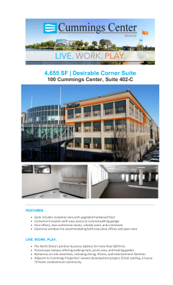 4,655 SF | Desirable Corner Suite