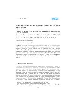 Limit theorems for an epidemic model on the complete graph