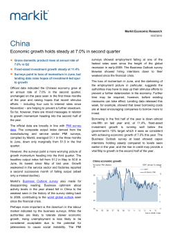 Economic growth holds steady at 7.0% in second quarter