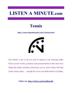 Listen A Minute.com - ESL Listening