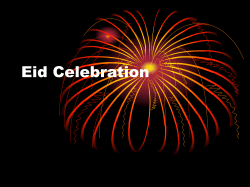 Eid Celebration - British Council Schools Online