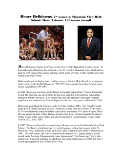 Mountain View Head Coach, Henry A