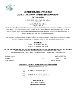 Enter World Champion Master Showmanship