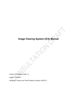 Image Clearing System (ICS) Manual