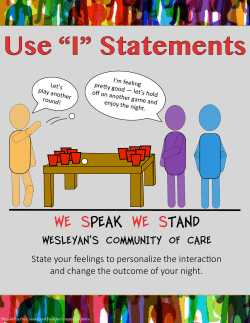 "I Message" Drinking Game