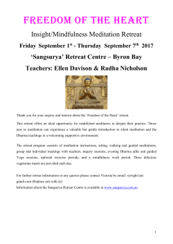 Heart of Freedom - Dharma.org.au: Insight Meditation in Australia