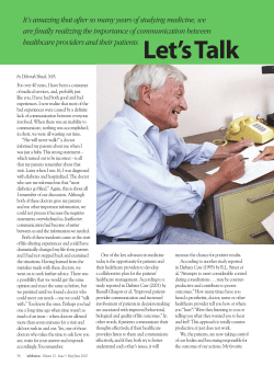 Let`s Talk...and Listen