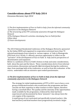 from the informal community of practice to the