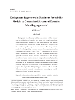 Endogenous Regressors in Nonlinear Probability Models: A