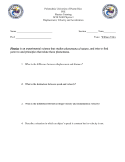 Polytechnic University of Puerto Rico PSE Physics Tutoring SCIE