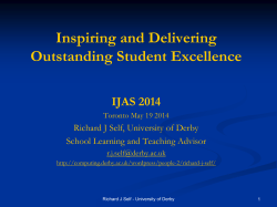 Does IT Matter? - University of Derby