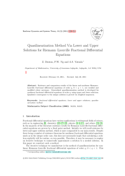 Quasilinearization Method Via Lower and Upper Solutions for