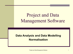 Systems Analysis and Design