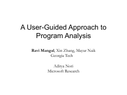 On Abstraction Refinement for Program Analyses in