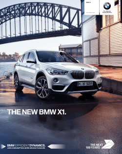 THE NEW BMW X1.