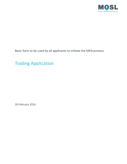 Trading Application