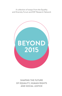 beyond 2015 - The Baring Foundation