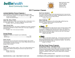 Summer 2017 Brochure