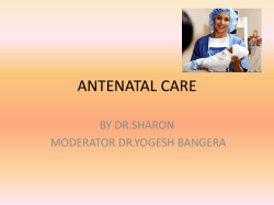antenatal care