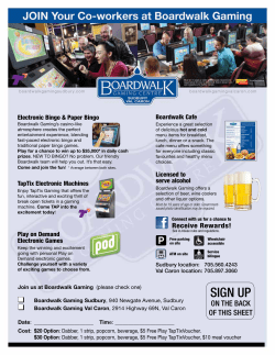 GROUP or OFFICE SOCIALS - Boardwalk Gaming Sudbury