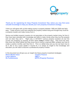 A professional property investor will make money
