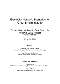 Electricity Network Scenarios for Great Britain in 2050