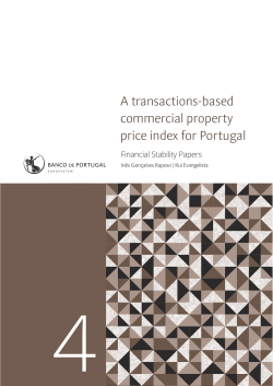A transactions-based commercial property price index for Portugal
