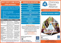 School Direct - Middlewich High School