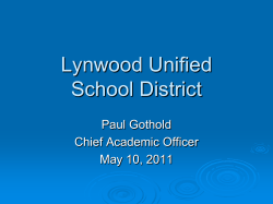 MESA Winners 2010-2011 Chavez, Hosler and Lynwood Schools