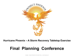 TBRPC-Phoenix-FinalPlanningConference