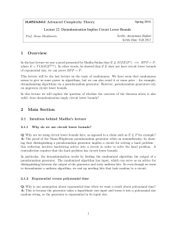 Derandomization Implies Circuit Lower Bounds