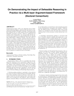 On Demonstrating the Impact of Defeasible Reasoning in Practice