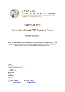 Estate Agents - Isle of Man Financial Services Authority