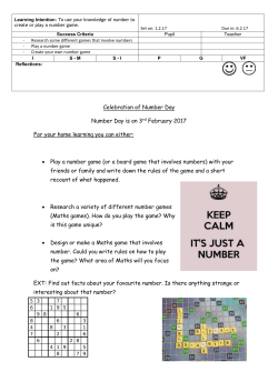 Math Number Day 1.2.17